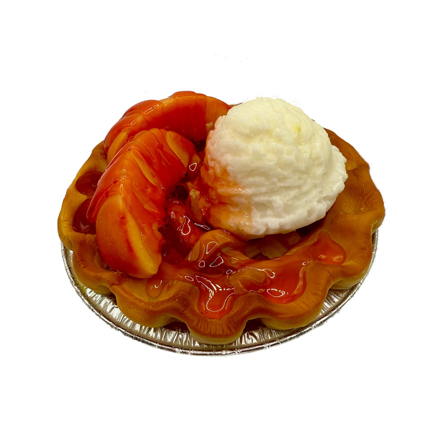 Peach Pie A La Mode Candle 5"