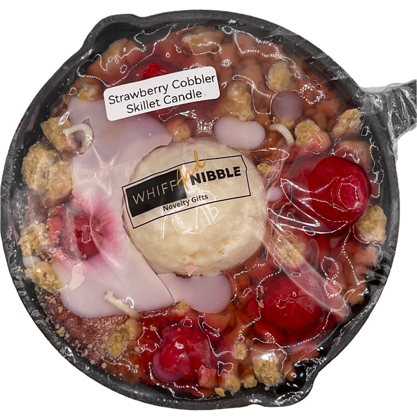 Strawberry Cobbler Skillet Candle