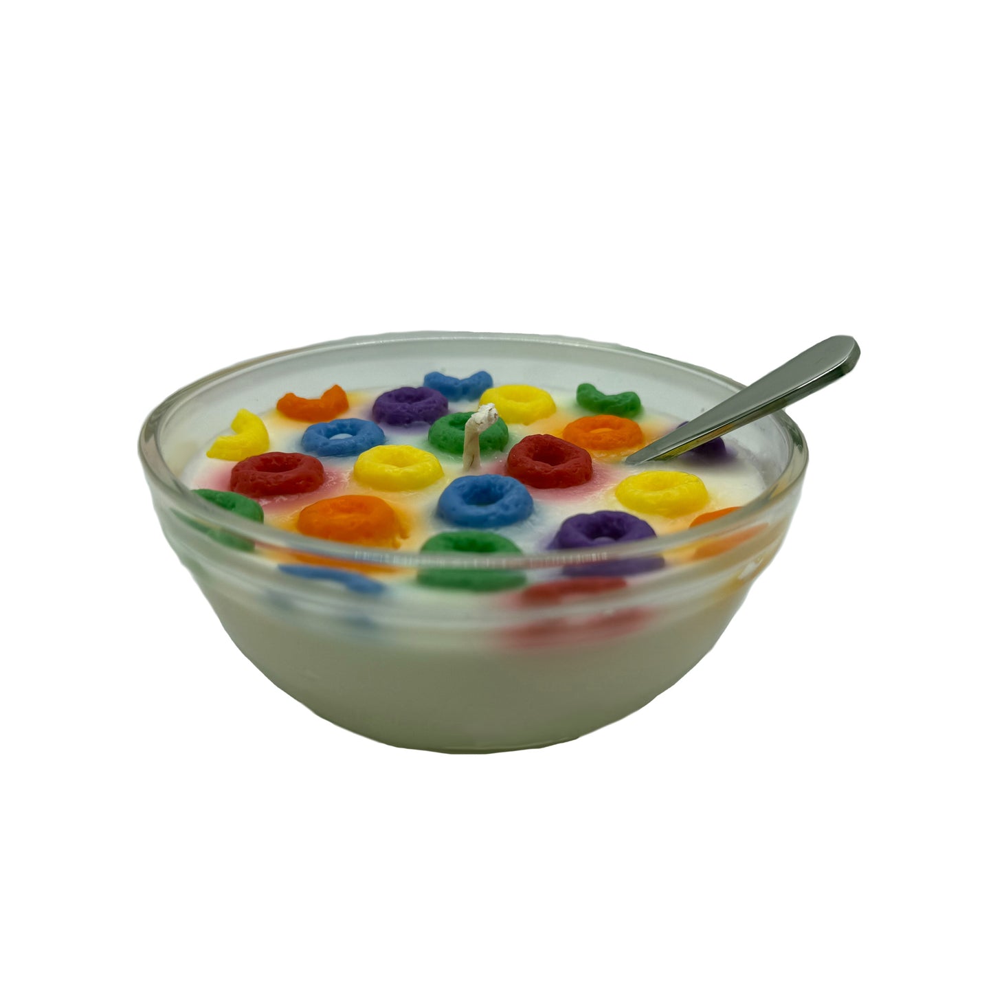 Fruity Loops Cereal Candle w/ Spoon! 7oz