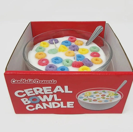 Large Cereal Bowl Candle