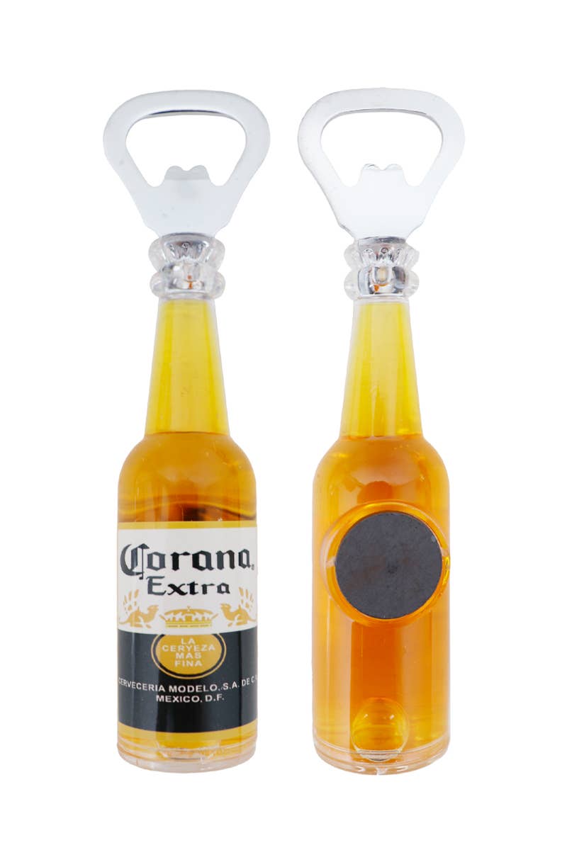 🍻 Mini Corona Liquid-Filled Magnetic Bottle Opener 🍻