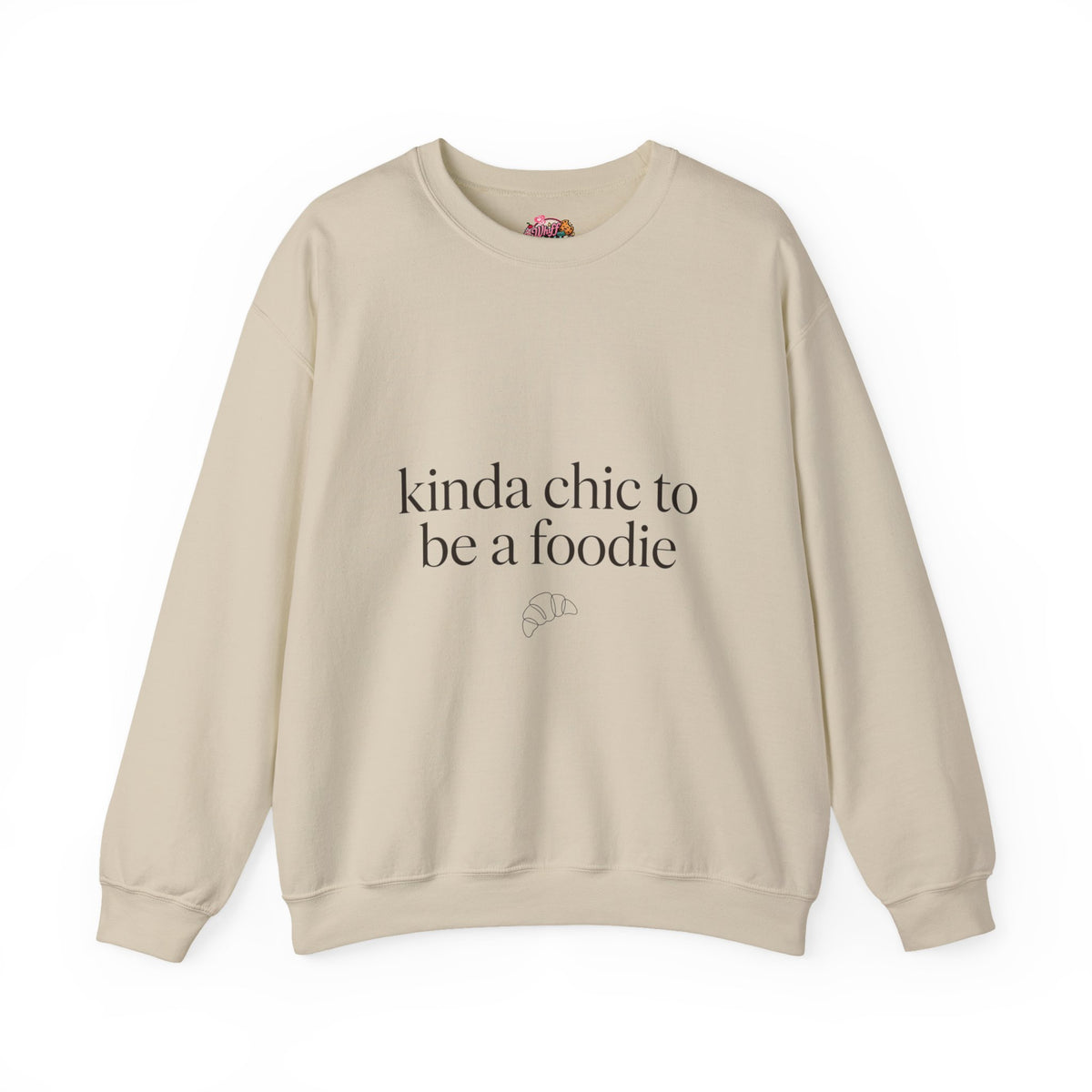 kinda chic to be a foodie Sweatshirt | minimalist foodie style