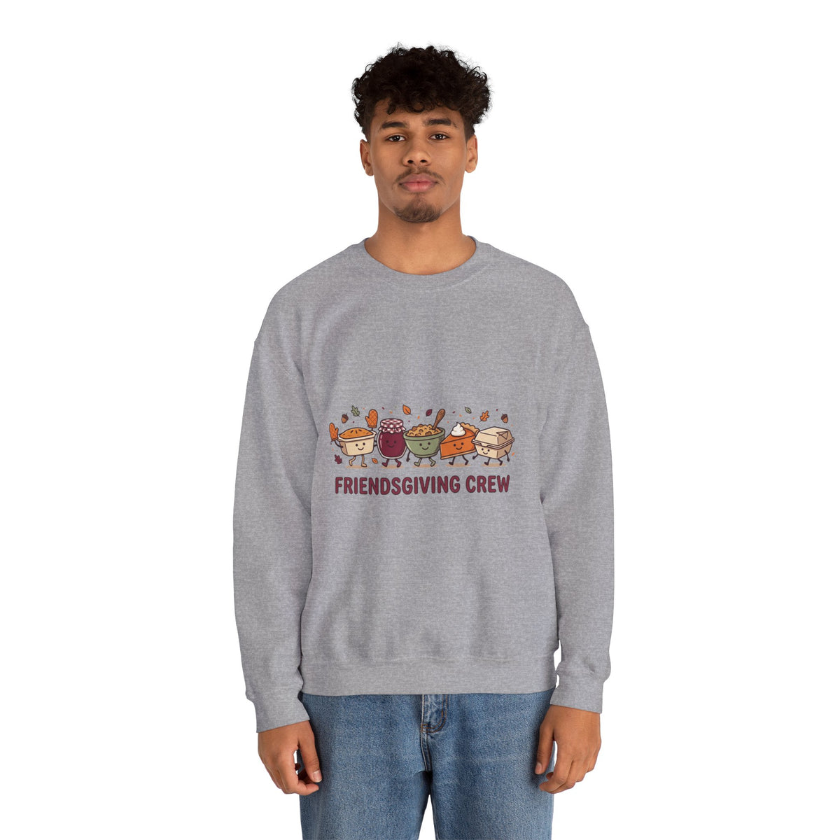 Friendsgiving Crew Crewneck Sweatshirt | Thanksgiving, Fall Harvest