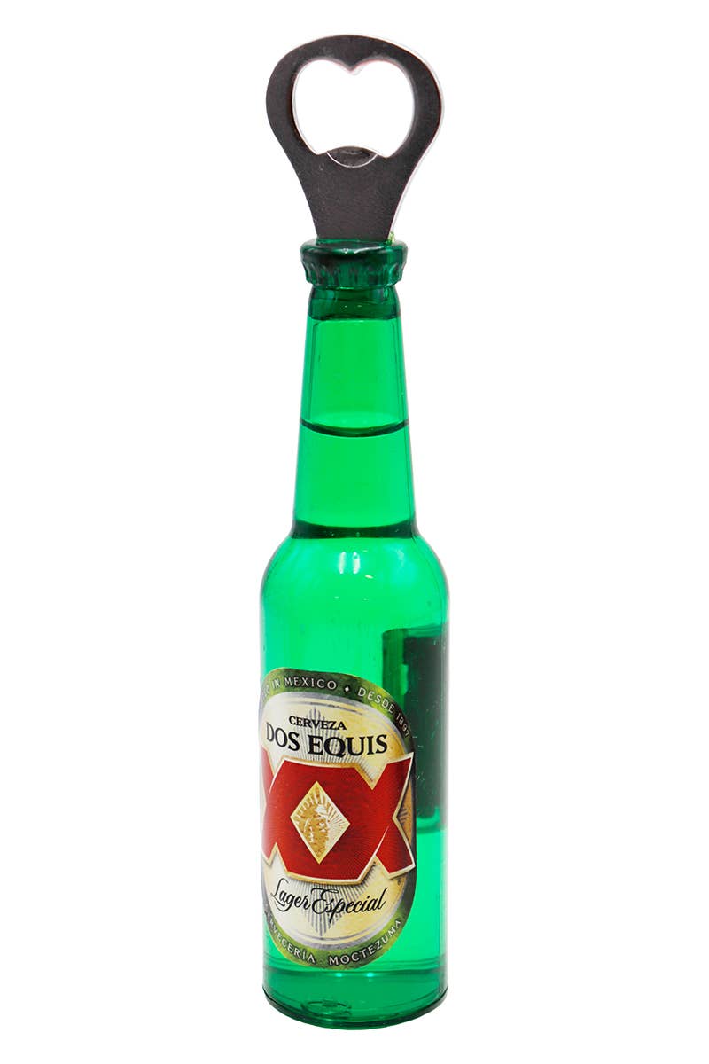 Dos XX Equis - Jumbo Liquid-Filled Magnetic Bottle Opener (Green)