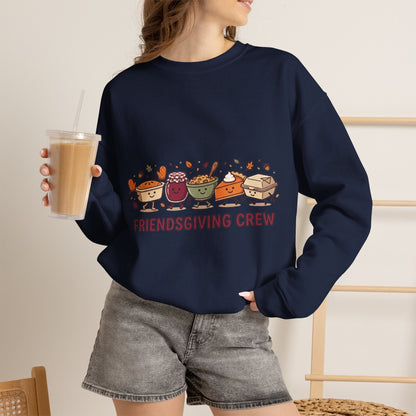 Friendsgiving Crew Crewneck Sweatshirt | Thanksgiving, Fall Harvest