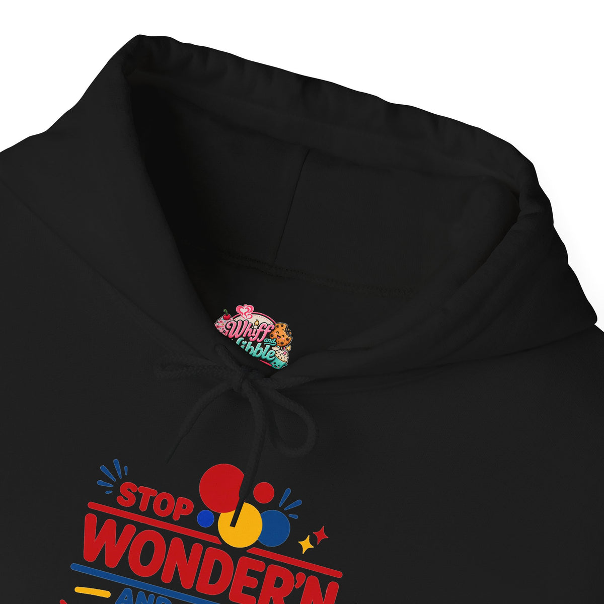 Hoodie — "Stop Wonderin' and Get Ya Bread Up" Motivational Hustle Graphic Hoodie