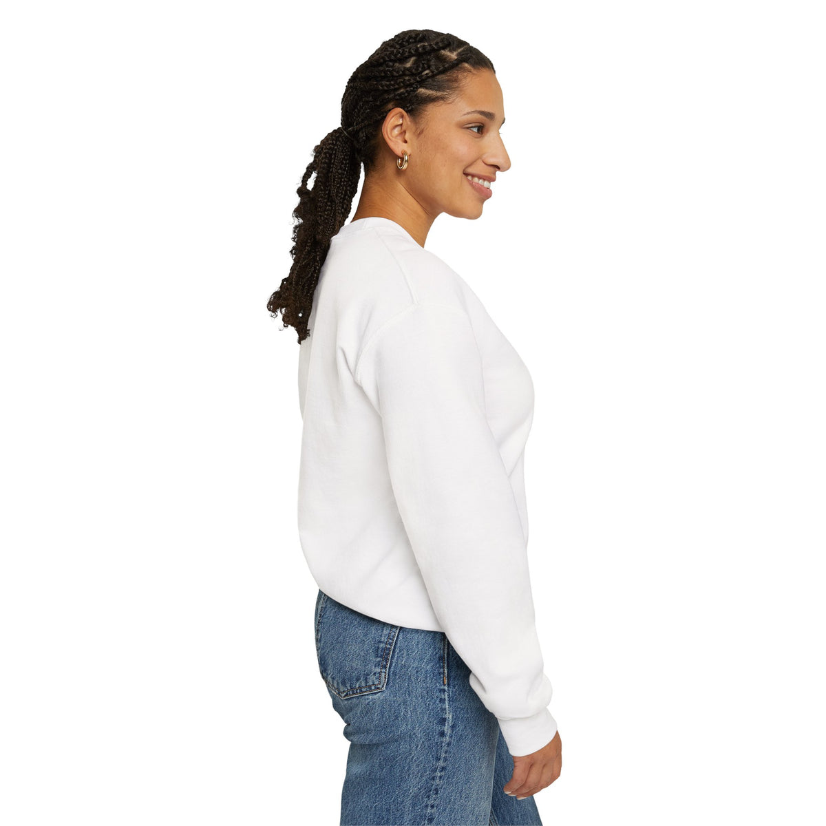 kinda chic to be a foodie Crewneck | minimalist foodie sweatshirt