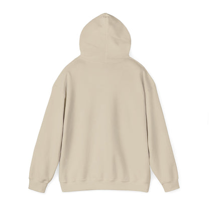 Tired Logo Hoodie — Retro Badge Graphic Pullover for Casual Comfort