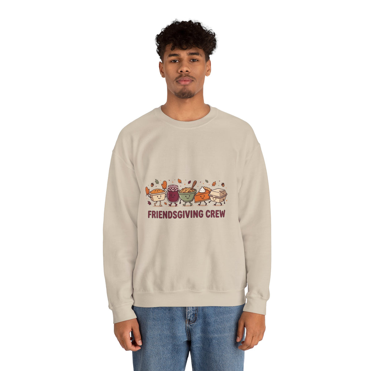 Friendsgiving Crew Crewneck Sweatshirt | Thanksgiving, Fall Harvest