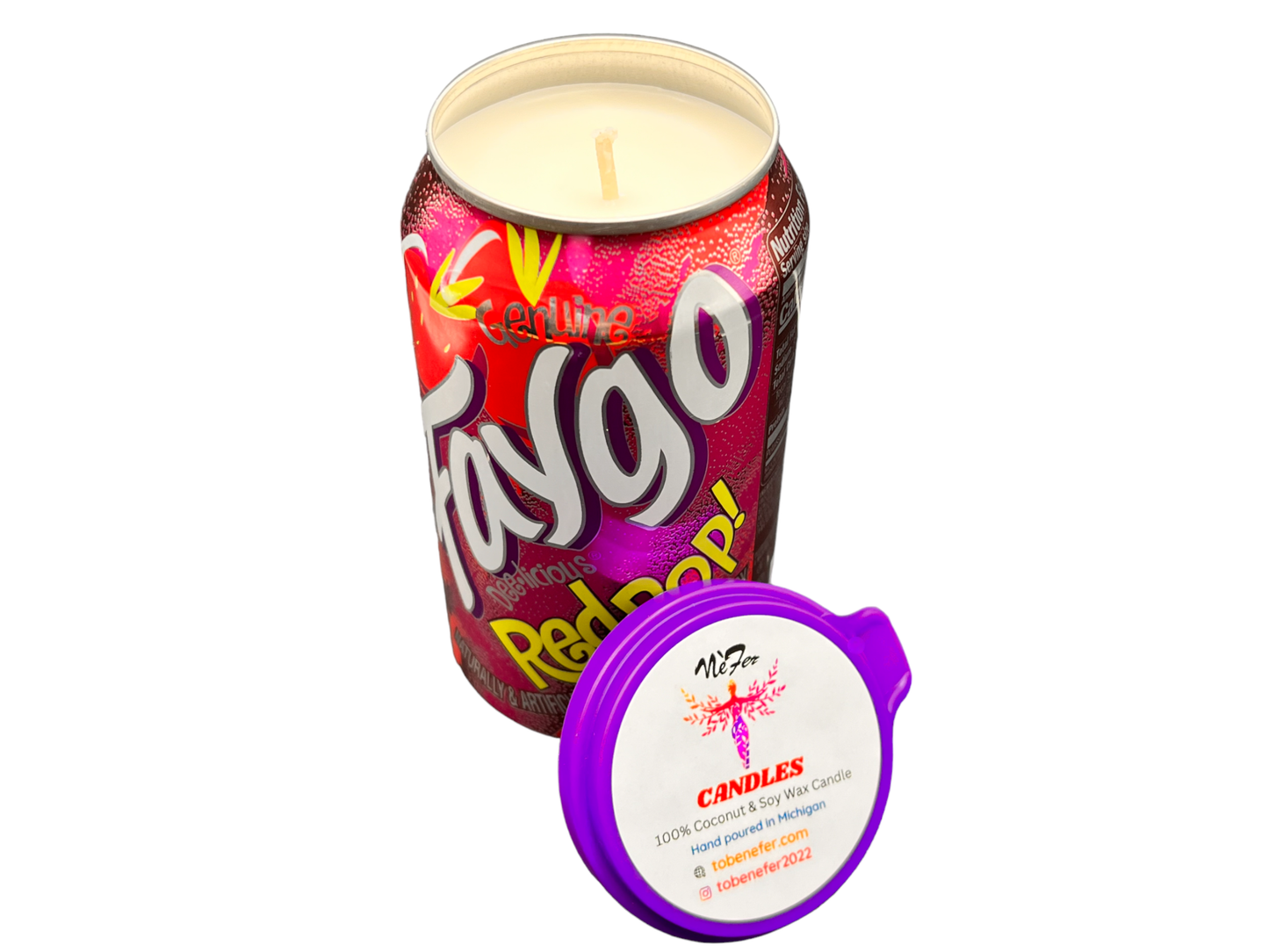 Faygo Red Pop Soy Candle