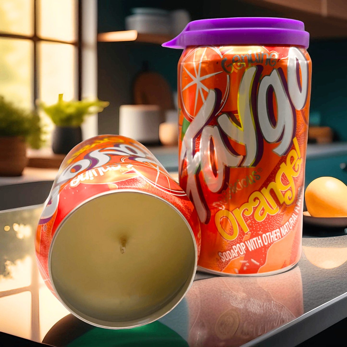 Faygo Orange Pop Soy Candle