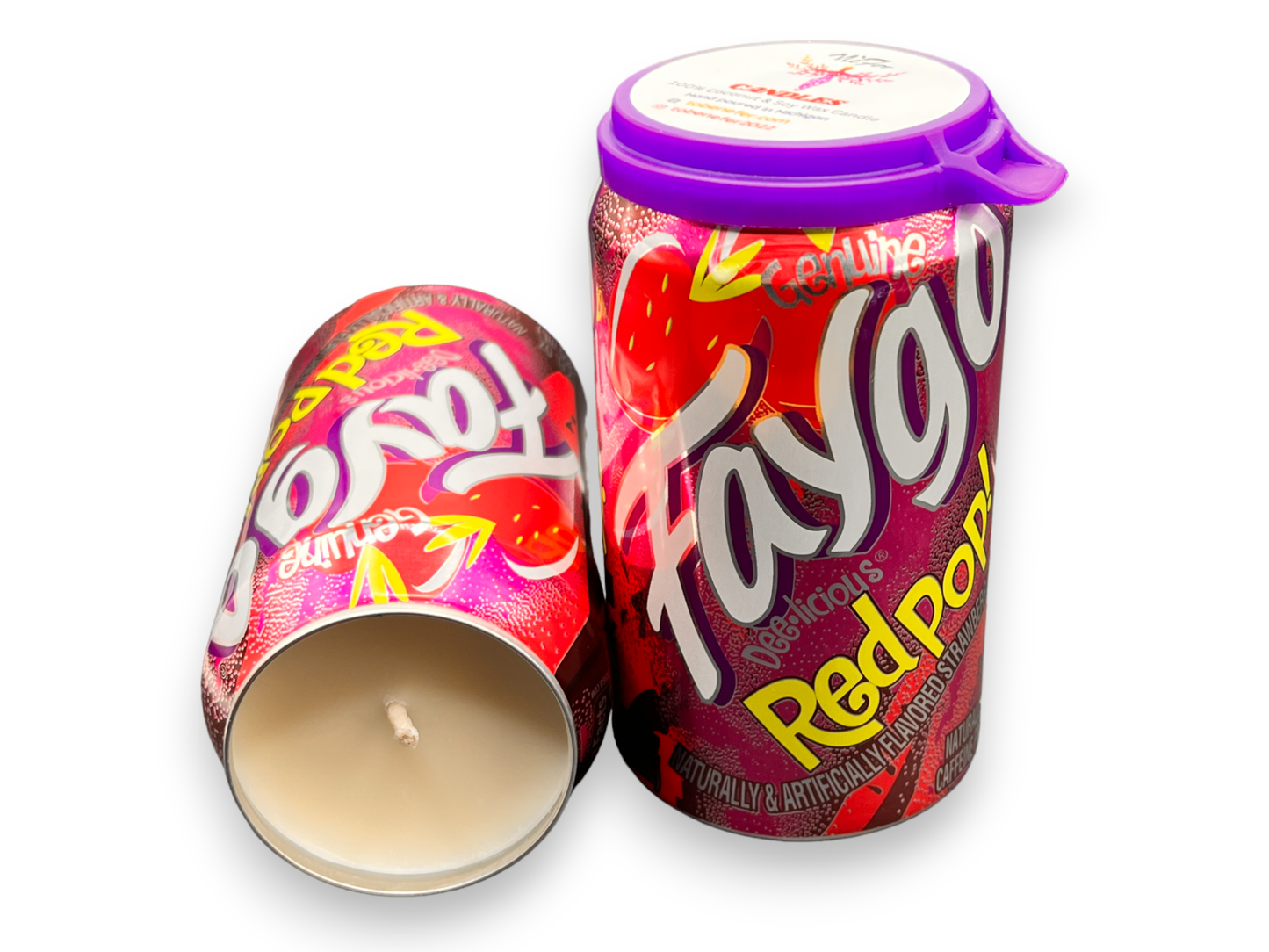 Faygo Red Pop Soy Candle