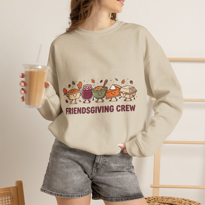 Friendsgiving Crew Crewneck Sweatshirt | Thanksgiving, Fall Harvest