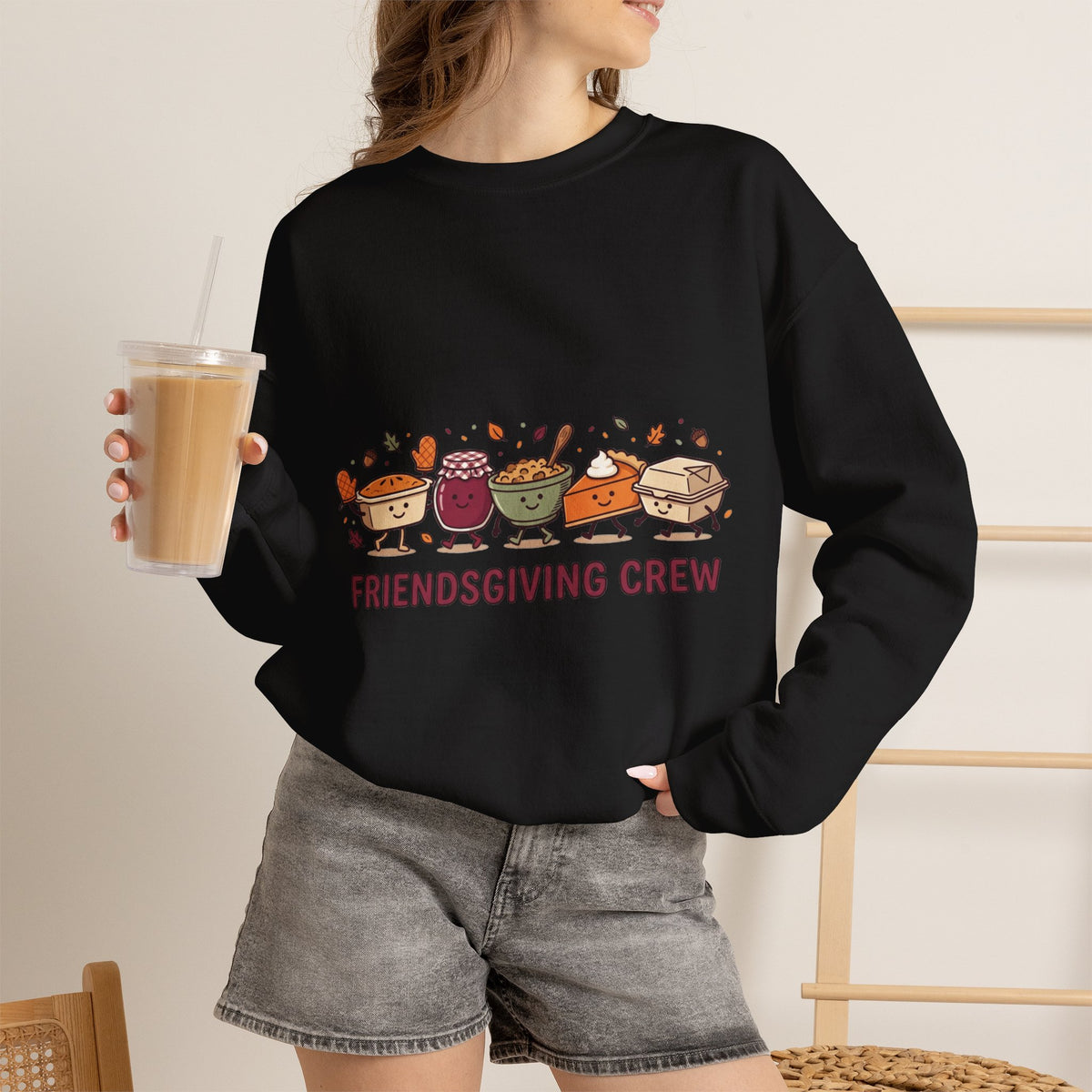Friendsgiving Crew Crewneck Sweatshirt | Thanksgiving, Fall Harvest