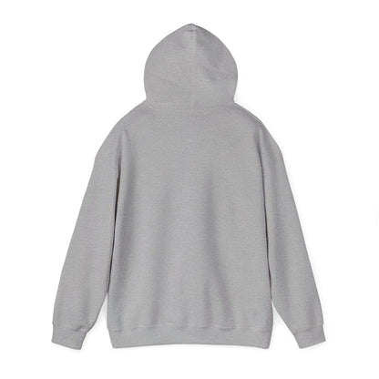 Tired Logo Hoodie — Retro Badge Graphic Pullover for Casual Comfort