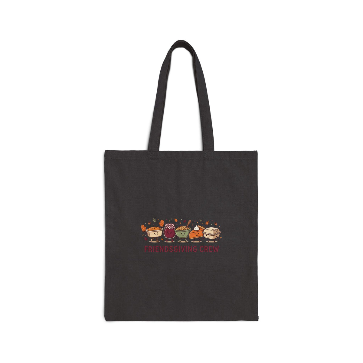 Friendsgiving Crew Tote | Thanksgiving Harvest, Pumpkin Pie & Turkey Canvas Tote