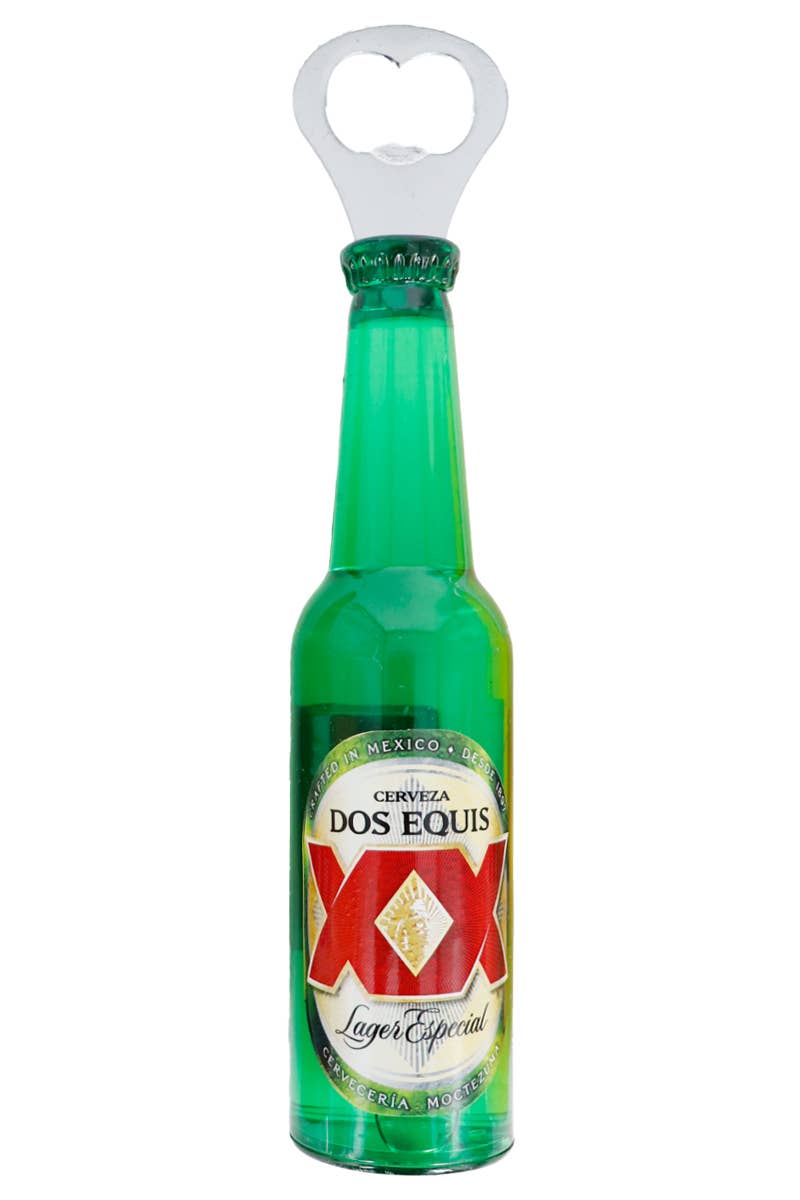 Dos XX Equis - Jumbo Liquid-Filled Magnetic Bottle Opener (Green)