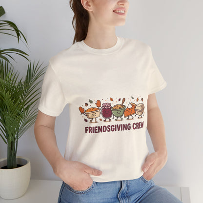 Friendsgiving Crew Tee | Thanksgiving shirt, fall harvest graphic
