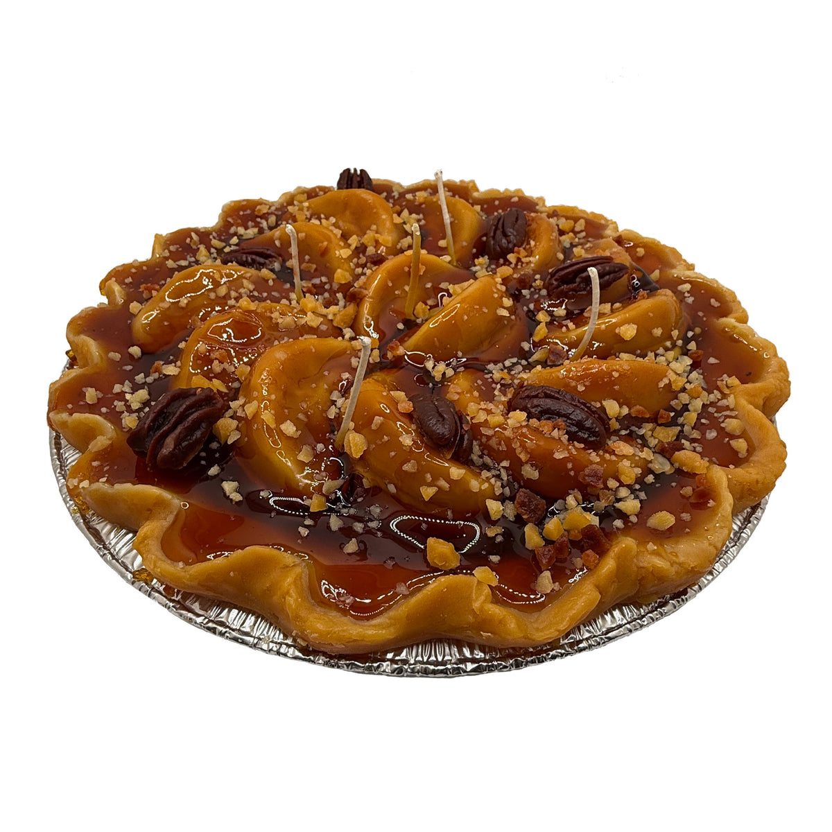 9-Inch 5-Wick Apple Pie Candle – Realistic Food-Themed Gift & Home Decor