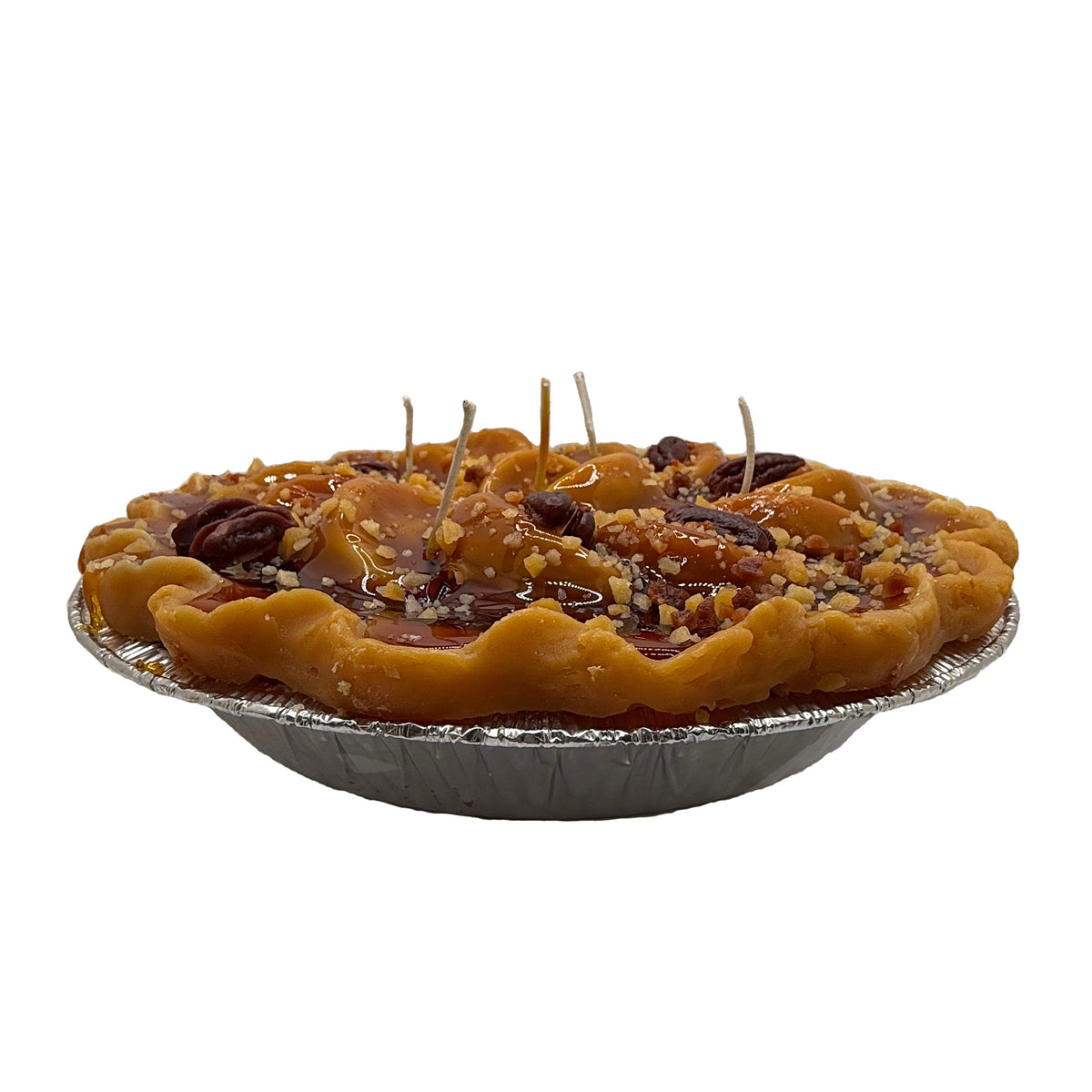 9-Inch 5-Wick Apple Pie Candle – Realistic Food-Themed Gift & Home Decor