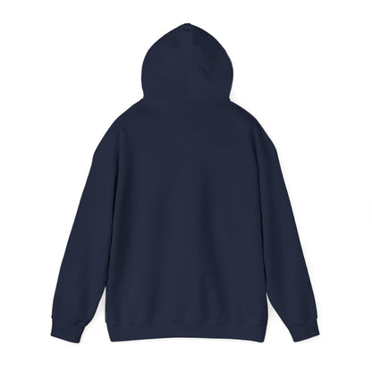 Tired Logo Hoodie — Retro Badge Graphic Pullover for Casual Comfort