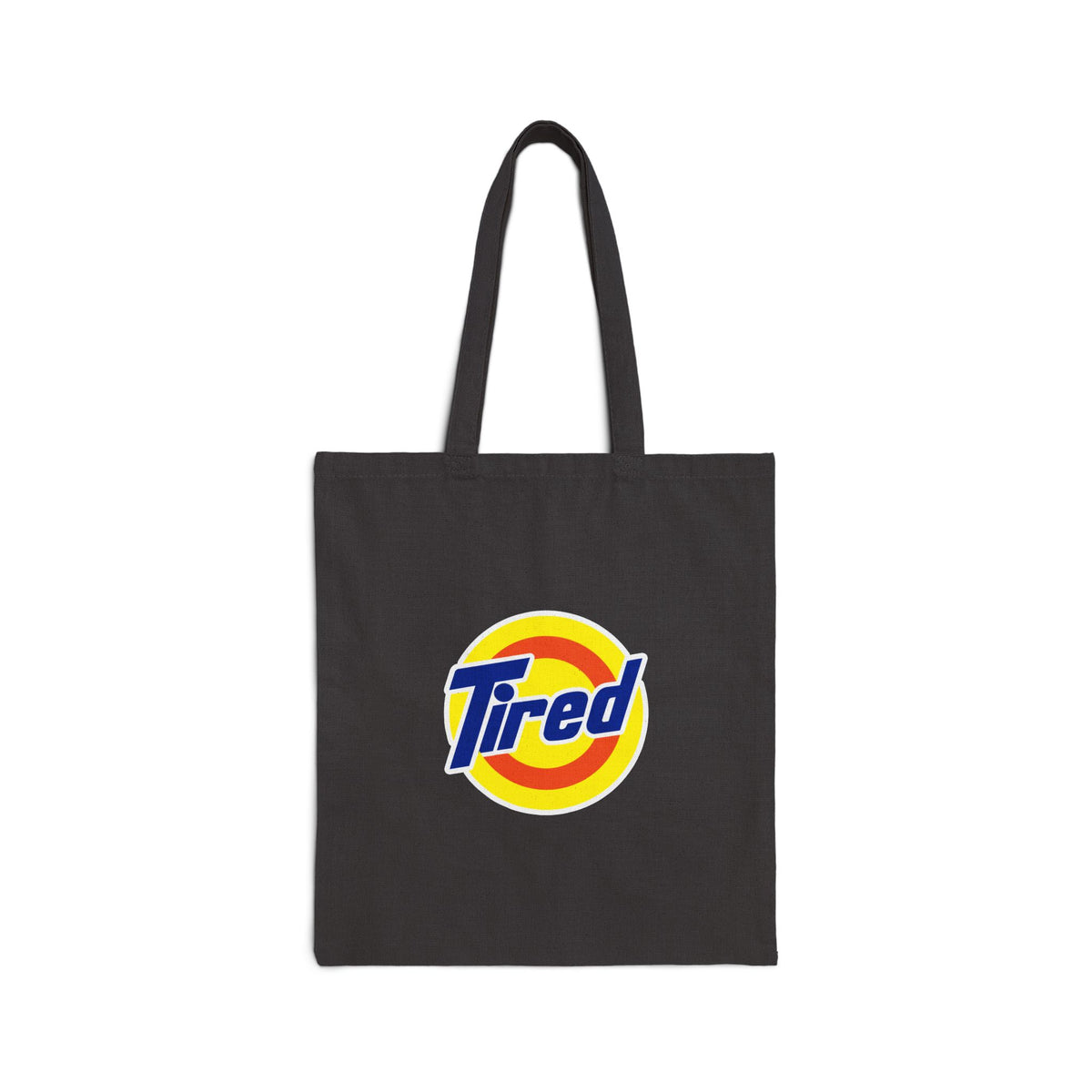 Tote Bag — "Tired" Retro Logo Canvas Tote