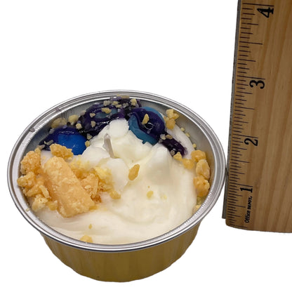 Mini Blueberry Cheesecake Candle