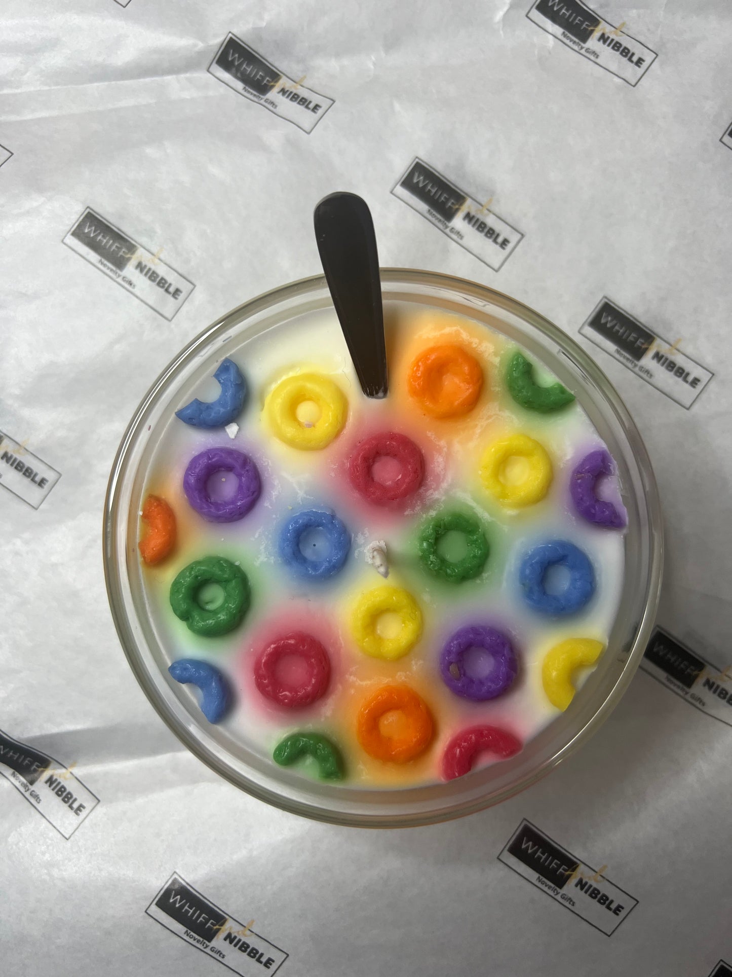 Frooty Loops Cereal Candle - Handmade & Aromatic