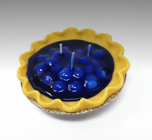 5" Blueberry Pie Candle – A Slice of Sweet Nostalgia!