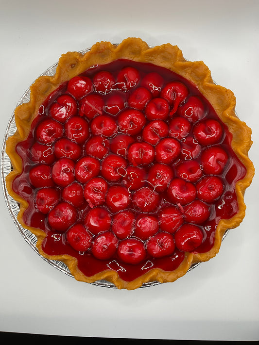 Large 9-Inch Cherry Pie Candle