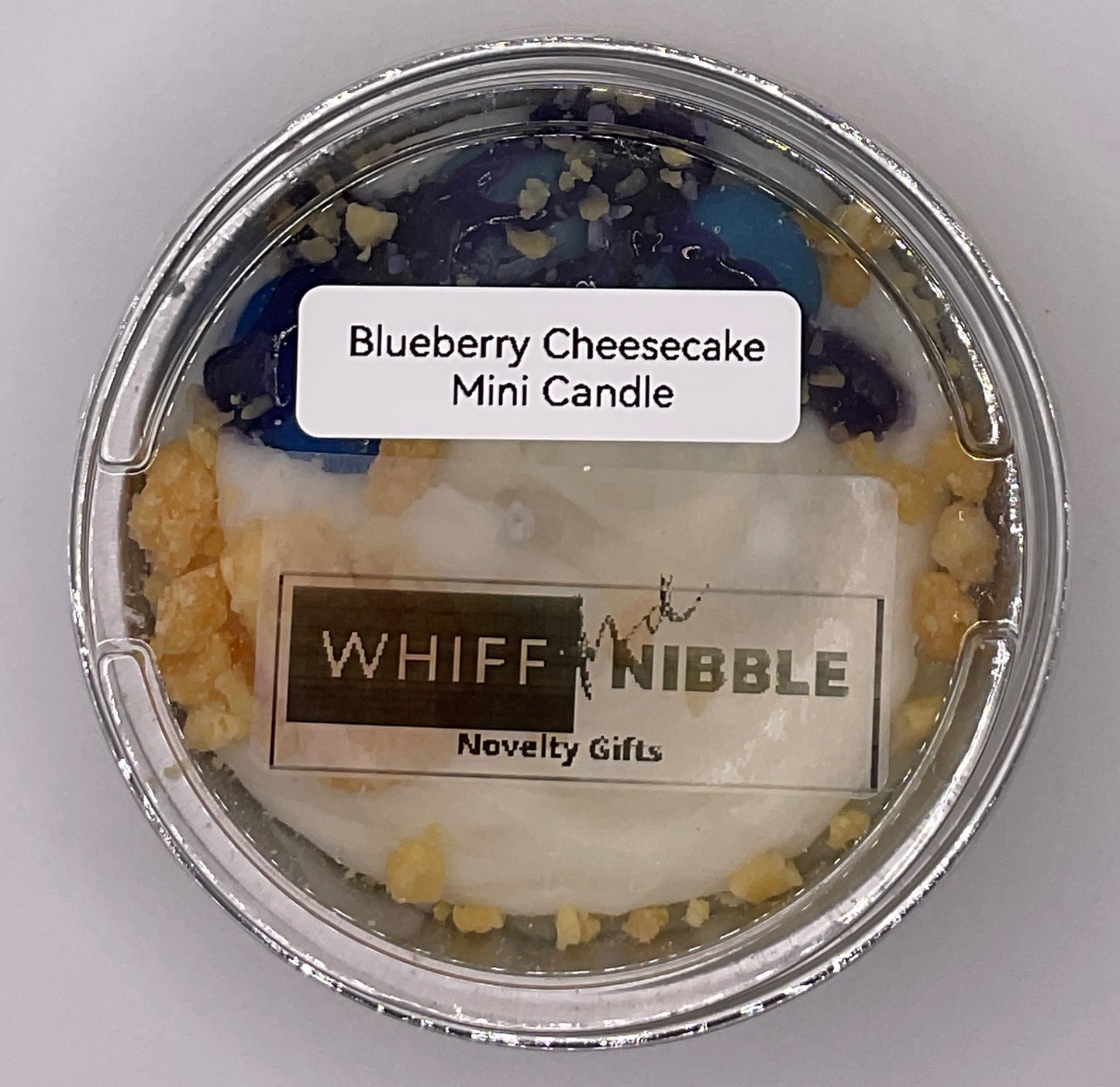 Blueberry Cheesecake Scented Mini Candle – A Treat for the Senses! 🫐