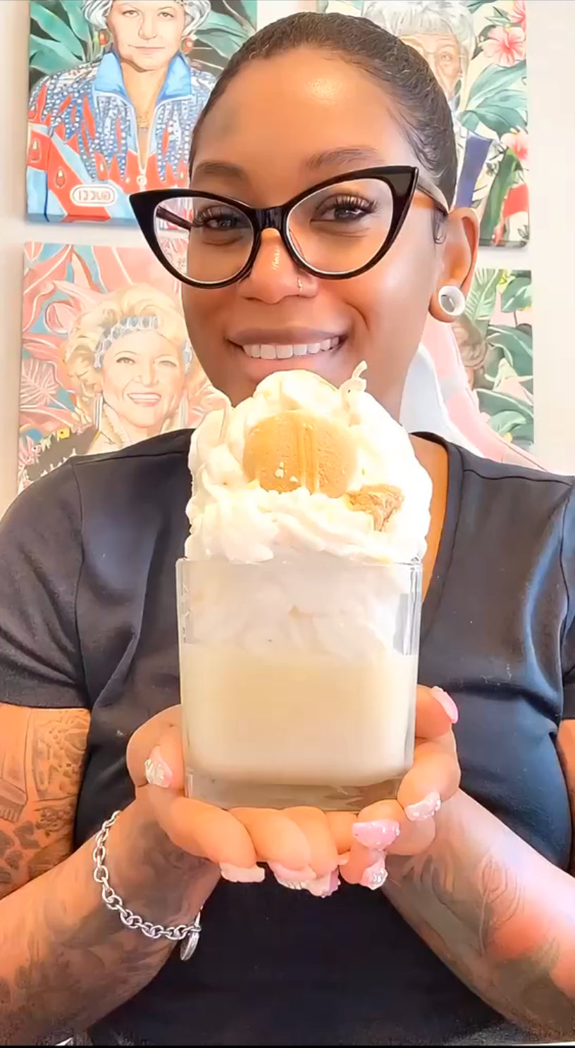 Banana Pudding Candle with 2 Wicks – Realistic Dessert-Inspired Candle