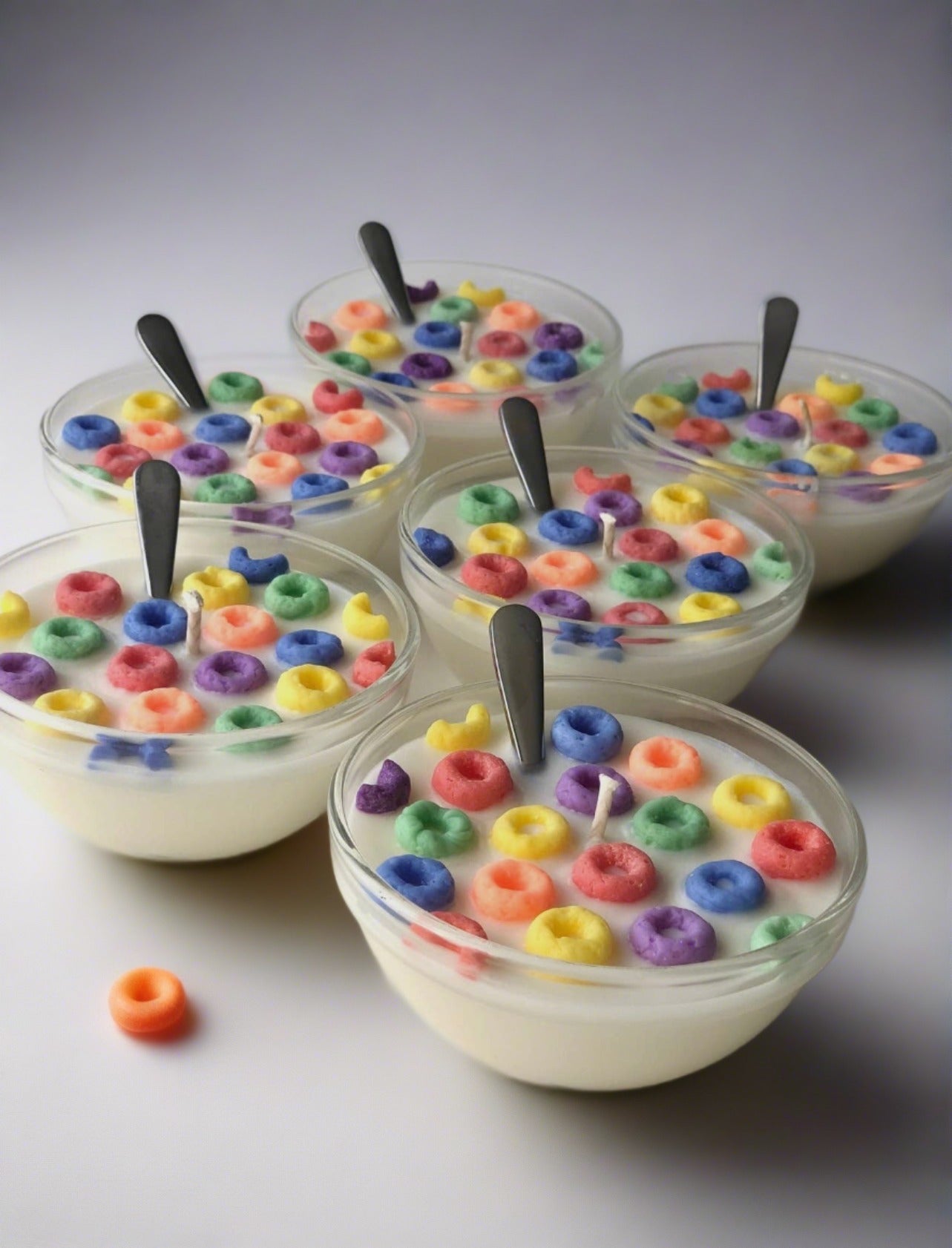 Frooty Loops Cereal Candle - Handmade & Aromatic