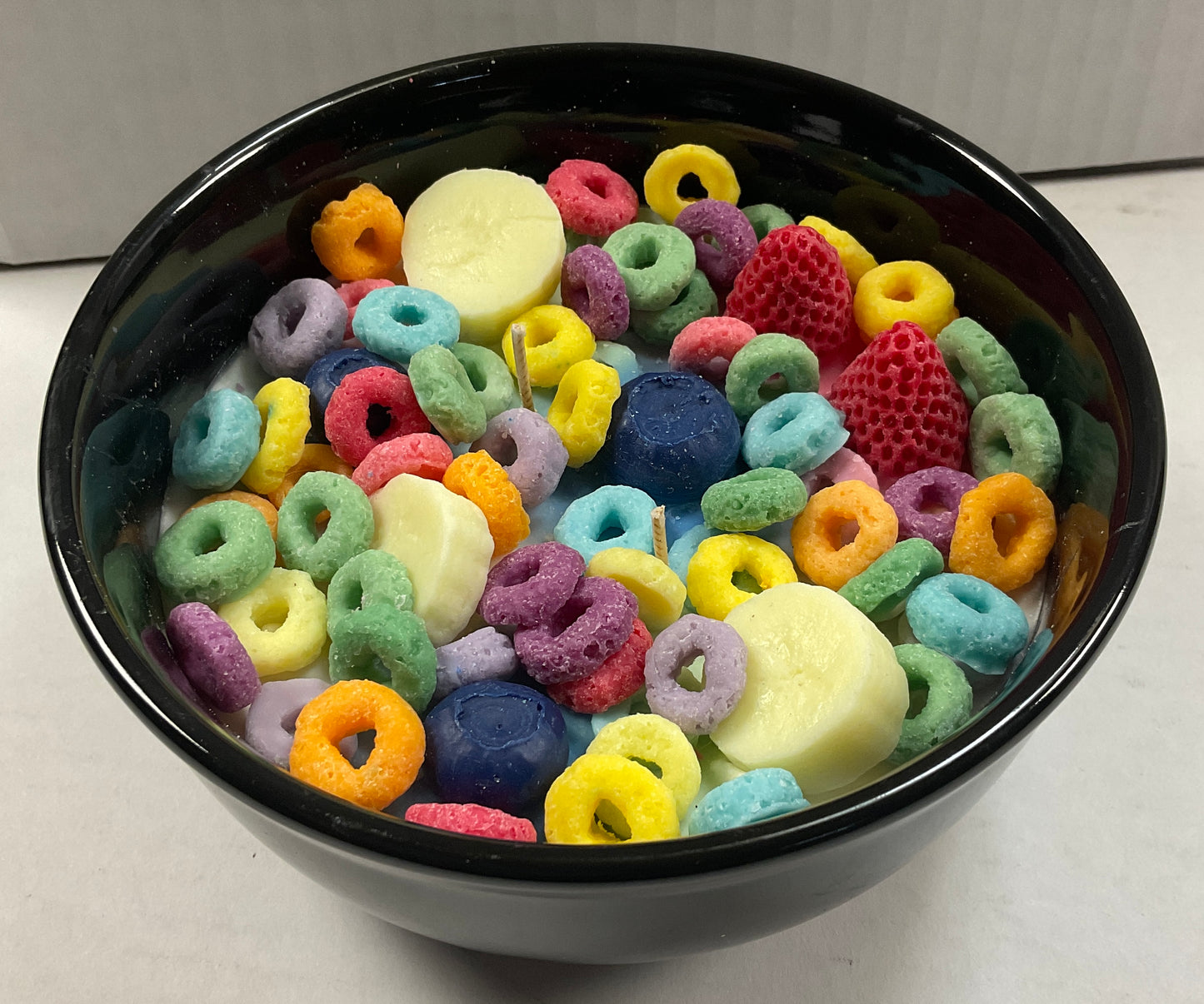 Large Froot Loop Cereal Bowl Candle – 25 oz (2 lb 1.2 oz)