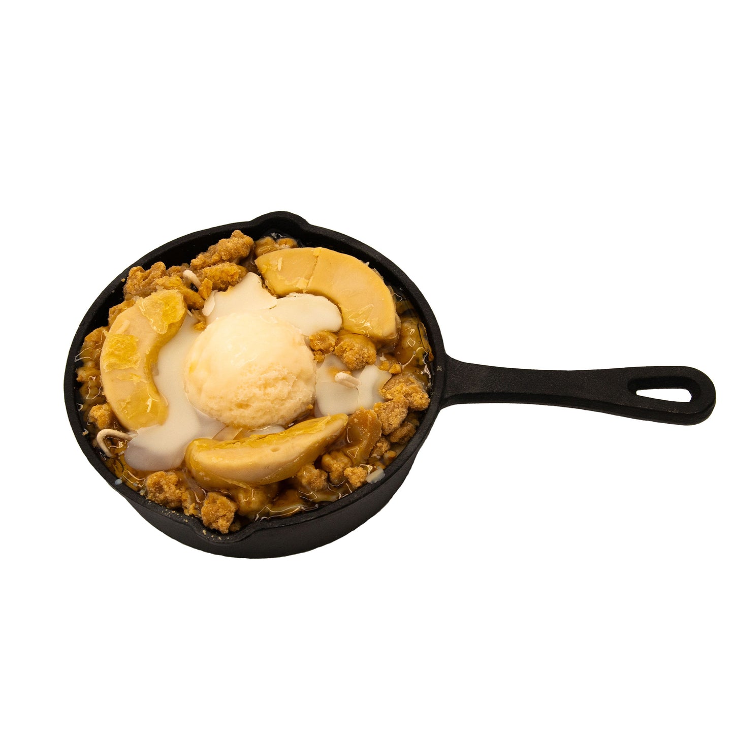 Apple Cobbler Skillet Dessert Candle