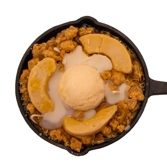Apple Cobbler Skillet Dessert Candle