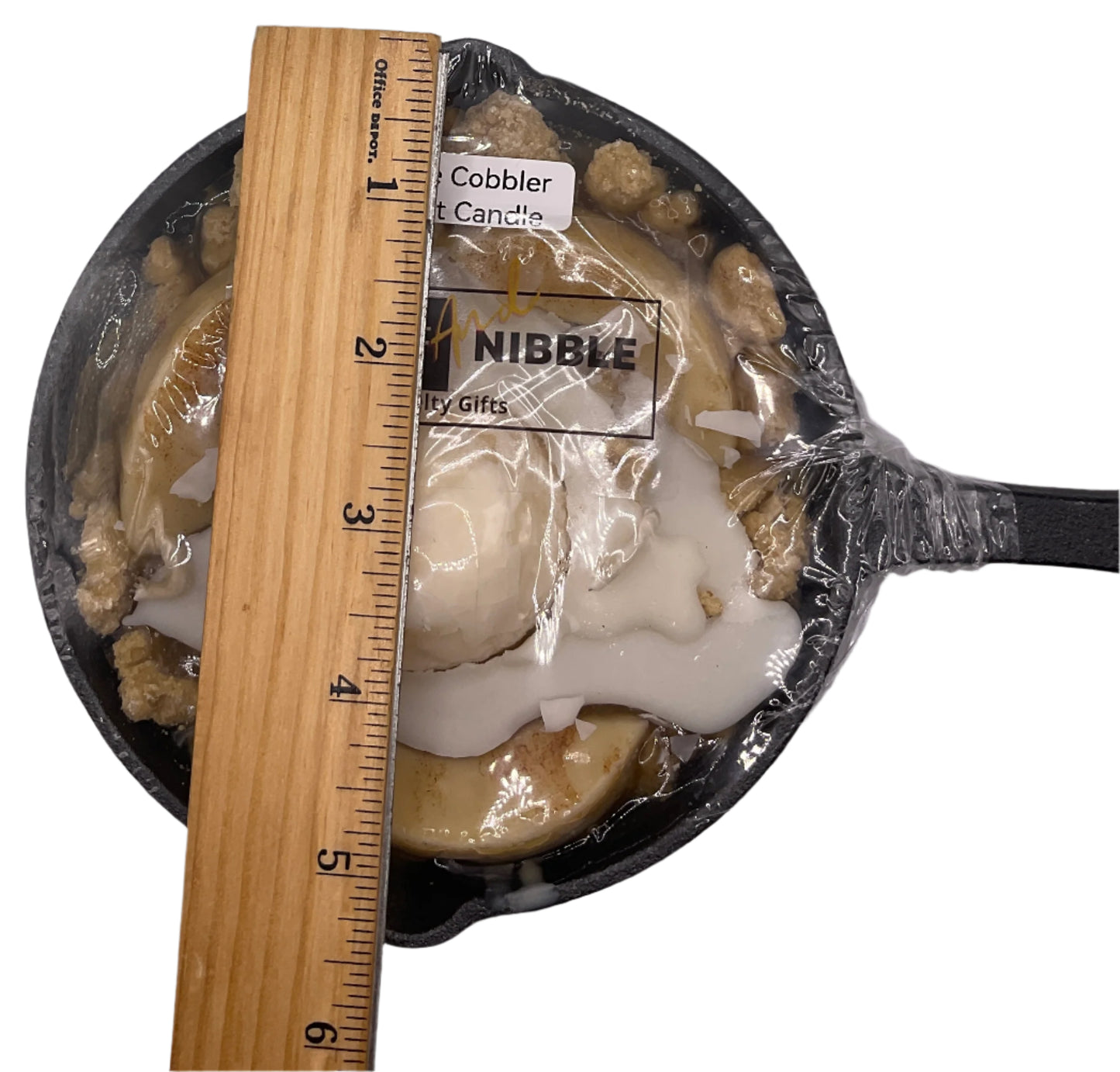 Apple Cobbler Skillet Dessert Candle