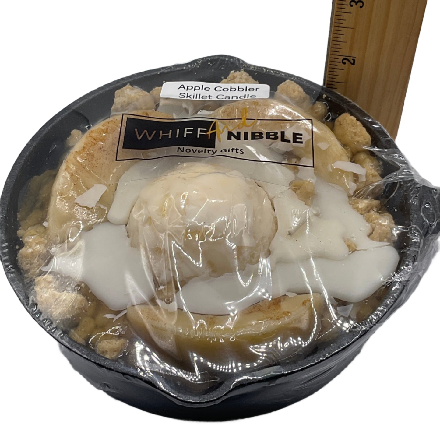 Apple Cobbler Skillet Dessert Candle