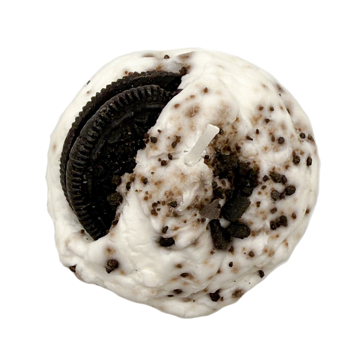 Cookies & Cream Cupcake Candle – 5 oz Dessert Candle | Whiff and Nibble