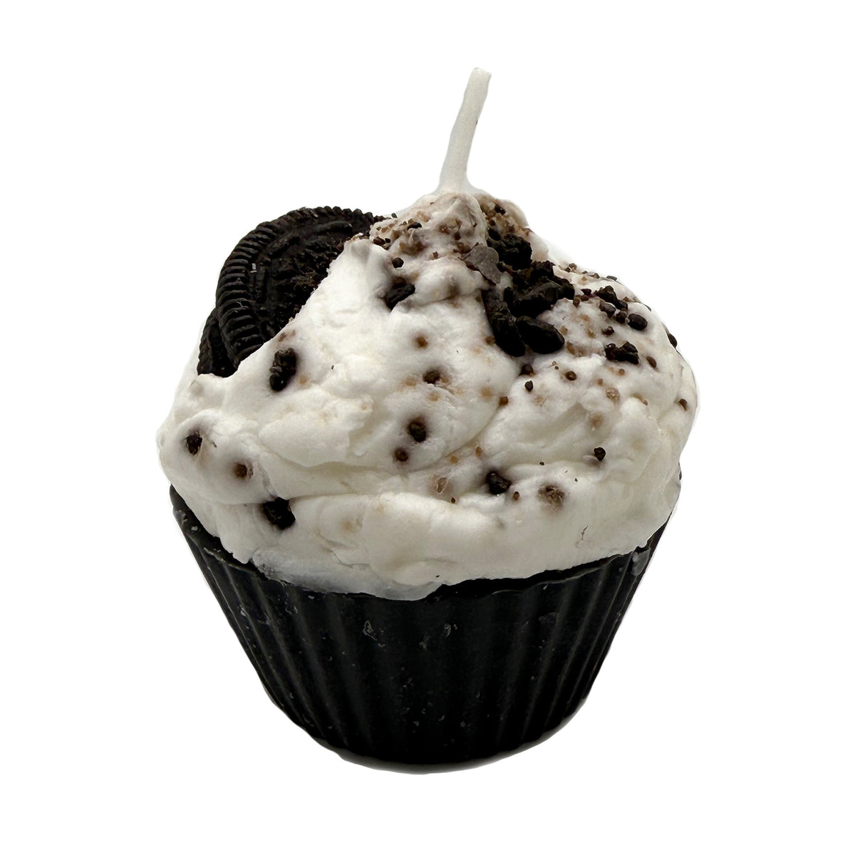 Cookies & Cream Cupcake Candle – 5 oz Dessert Candle | Whiff and Nibble