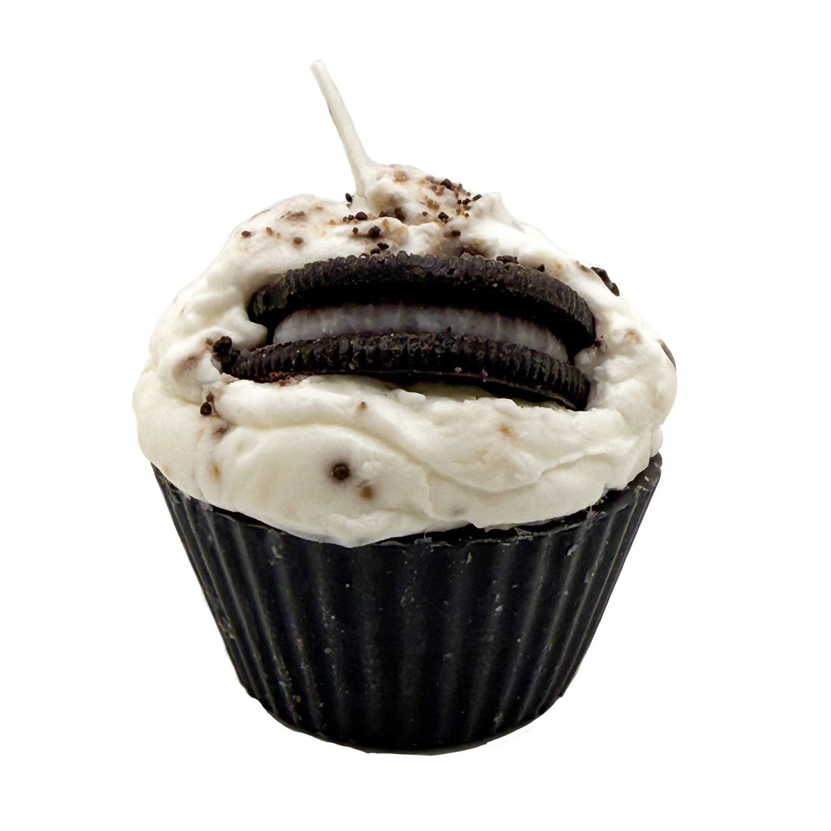 Cookies & Cream Cupcake Candle – 5 oz Dessert Candle | Whiff and Nibble
