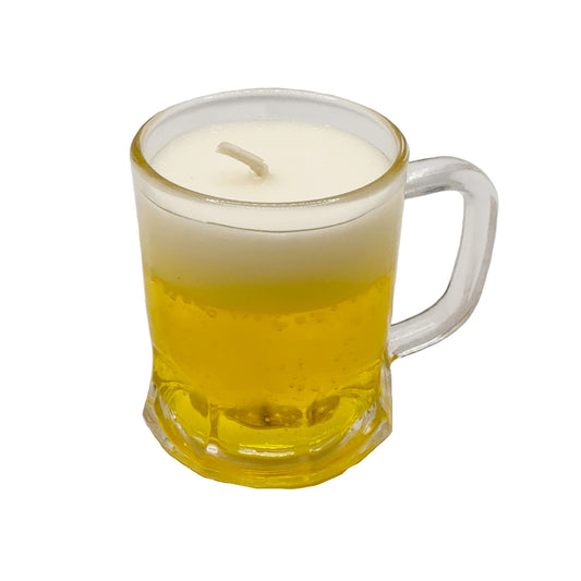 Mini Beer Mug Candle 3"