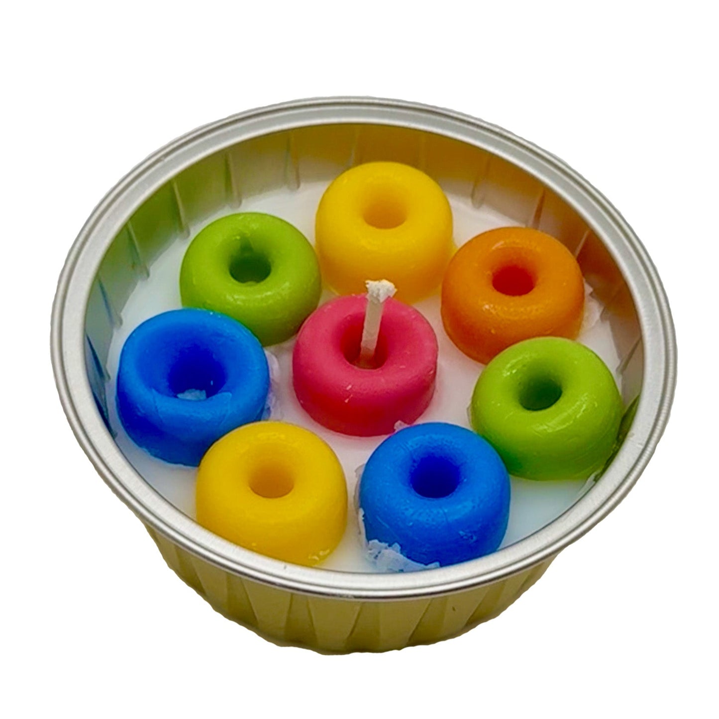 Mini Froot Loops Cereal Candle (no spoon)