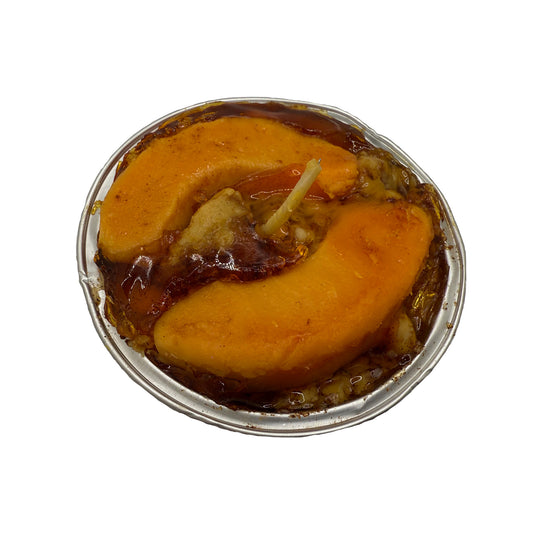 Peach cobbler mini candle