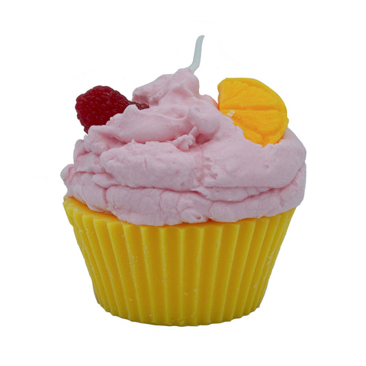 Raspberry Lemonade Cupcake Candle
