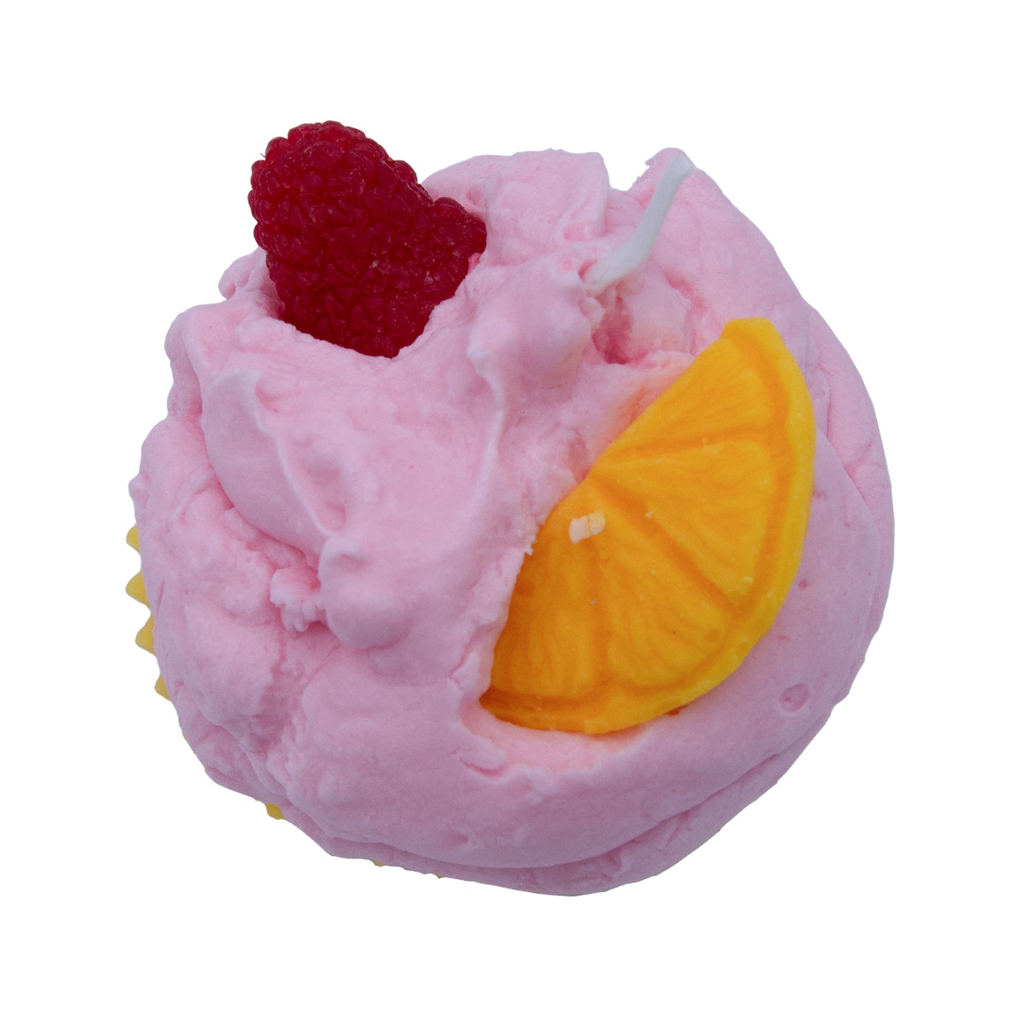 Raspberry Lemonade Cupcake Candle