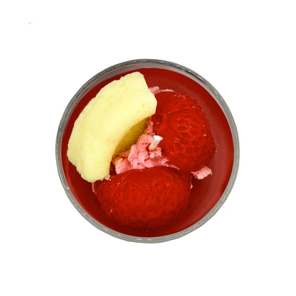 Strawberry Shortcake Cognac Candle