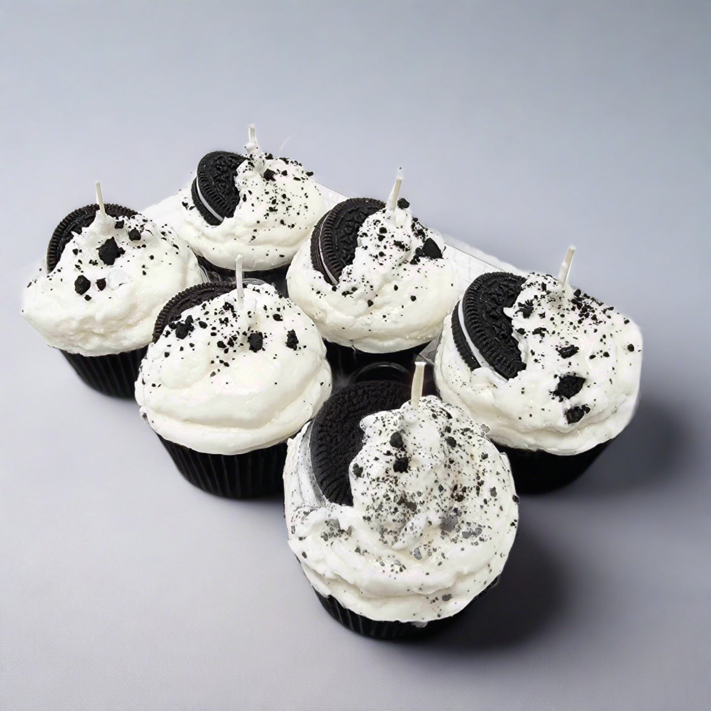 Scented Cupcake Candles - Cookies & Cream 